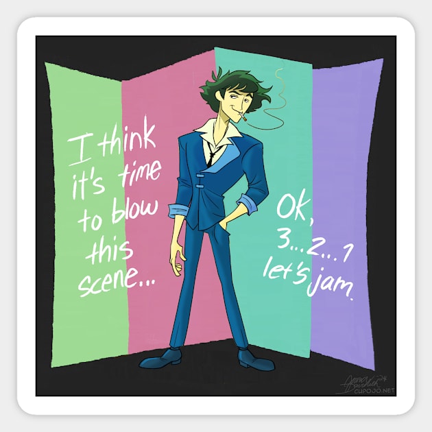 See You, Space Cowboy Sticker by JoTheZette